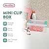 Sterilite 6-Pack Clip Box, Stackable Clear Plastic Bins with Latching Lids, Mini - Writing, Arts or Crafts Supplies Storage Containers for Home, Office, Classroom and Workshop Organization #1
