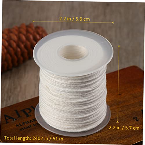 TEHAUX 4 rollos de mechas para hacer velas miniatura 2