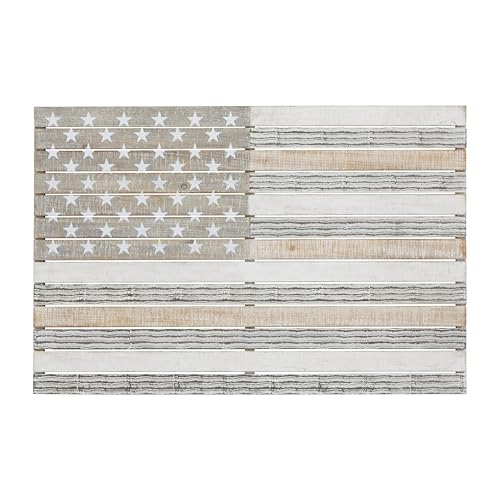 Deco 79 Wood American Flag Home Wall Decor Wall...