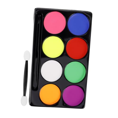 minkissy Paleta De Pintura Facial Bálsamo De Maquillaje Para Pintura Corporal Paleta De Pintura Facial Al Óleo Paleta De Pintura Corporal Artística Pintura De Maquillaje Para