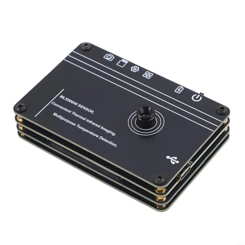 Cámara Termográfica Infrarroja Portátil con Pantalla TFT LCD 3.2", Sensor MLX90640, Rango -40°C a 300°C, Precisión ±2°C, Frecuencia de Actualización 8Hz, USB-C, Batería 1800mAh, Almacena 100 Imágenes, Carcasa de Epoxi FR4 miniatura 6