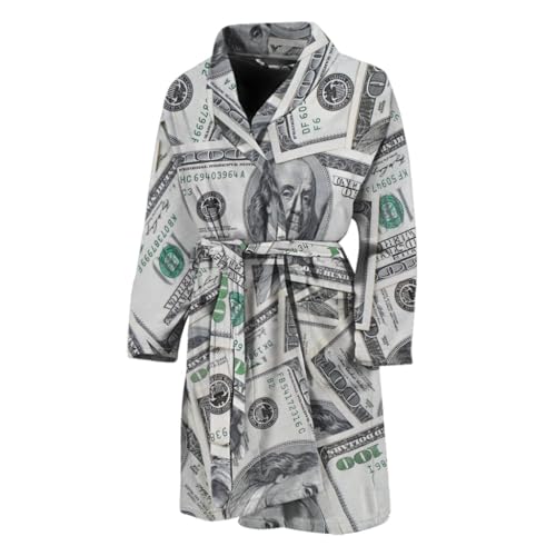 Weaving Bacon Print Bathrobe For Men And Women