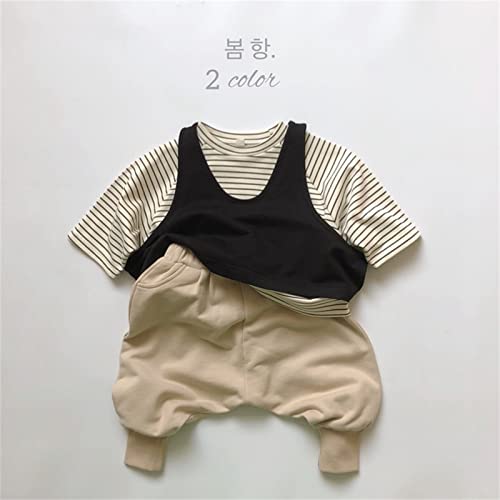 6 t camisas para meninas, crianças, bebês, meninas, primavera, verão, sem mangas, colete sólido, rou