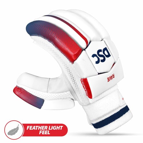 Image of DSC Rave Cricket Batting Gloves, Size - Youth, Right Hand