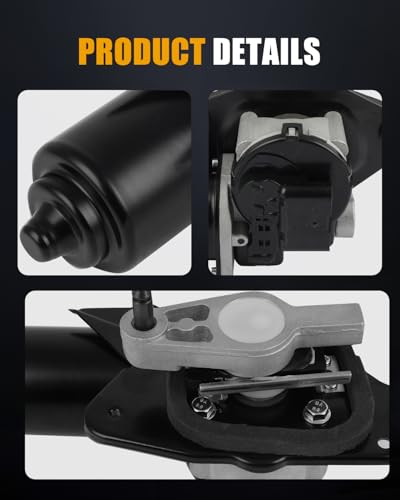 Image of ROADFAR Front Windshield Wiper Motor Replacement for 1994-1998 for Lincoln for Mark VIII F4LY17508A,F7LZ17508AA Wiper Motor 7 Pins
