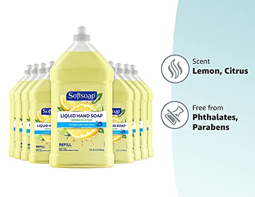 Softsoap Bulk Liquid Hand Soap Refill, Refreshing Citrus - 32 Fluid Ounces (Pack Of 9) #TOP5