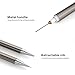 Nicpro 8 Pack 0.5mm & 0.7mm Metal Mechanical Pencil Set, MB1000 Lead Drafting Pencil for Artist Writing, Sketching, Drawing with 6 Tubes HB Lead Refills, 3PCS 4B Eraser, 9PCS Cap Eraser - With Case