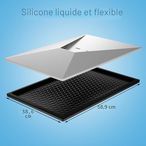 Coque Starlink en silicone liquide noir TuoBak pour antenne Gen 3 - 3