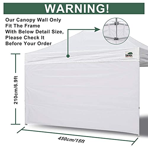 image for Eurmax USA Instant Canopy SunWall Camping Tent Tarp Shelter 10x15 Cano