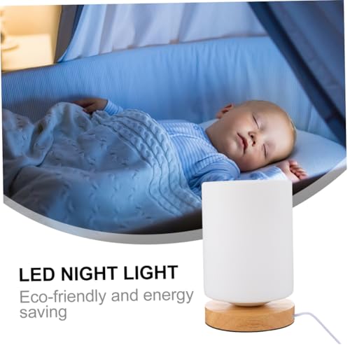 Lámpara de Mesa de Noche LED con Carga USB KALLORY miniatura 6
