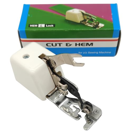 Pie prensatelas Side Cutter para máquina de coser miniatura 1