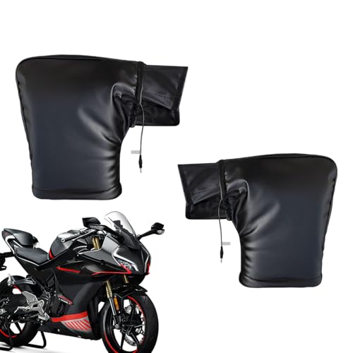 Manoplas térmicas para manillar de motocicleta, guantes de prevención de sobrecalentamiento, guantes calentadores de manillar de motocicleta, para ATV, motos de nieve, bicicleta eléctrica, scooters