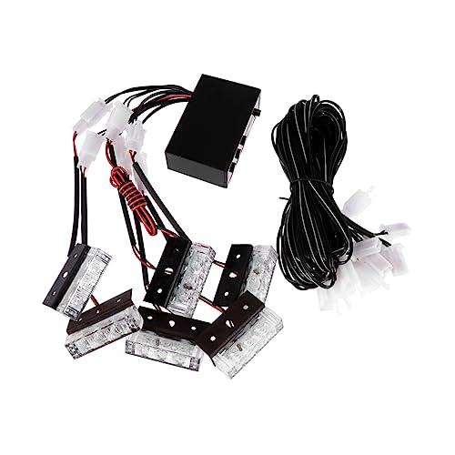 Voyant d'avertissement 18 flashs pour véhicules 12V avec dissipateur
