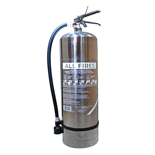 Firexo Extincteur en Acier Inoxydable 9 litres 7 en 1 pour Tous Les Types de feu Cover