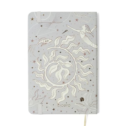 Caderneta Ciceros Astral Sem Pauta 14X21 Maré Off White, Cicero