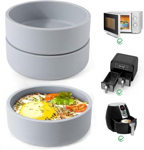 Air Fryer Egg Mold,Silicone Air Fryer Egg Pan,Individual&Reusable Air Fryer