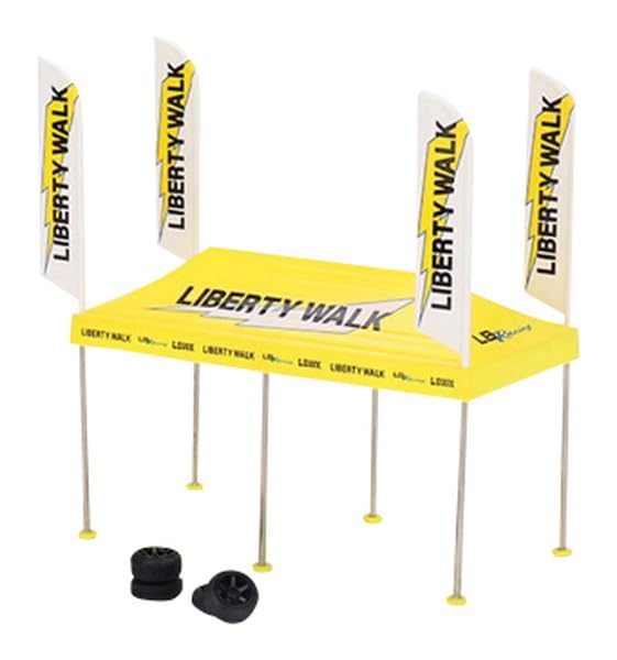 mini gt tent 1/64 Paddock Service LB Racing Set Toys MEC Strymon El Capistan | Size:10' X 20' 【Reinforced Top Cover and