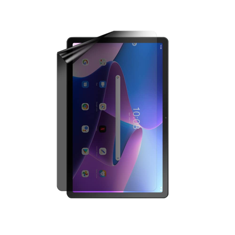 celicious Privacy Lite (Portrait) 2-Way Anti-Glare Anti-Spy Filter Screen Protector Film Compatible with Lenovo Tab M10 Plus Gen 3