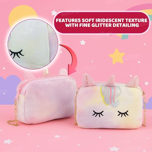 Image of Zest 4 Toyz Unicorn Sling Bag for Girls Crossbody Handbags Stylish Bags for Kids Stylish Lightweight Travel & Party Bag Birthday Gifts for Girls - Multicolor
