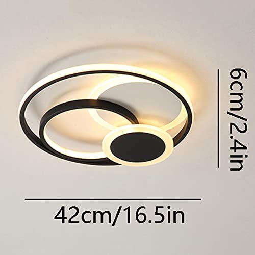 Plafonnier LED encastrable circulaire à intensité variable moderne - 7