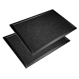 AIR2GO Filtro antigrasso in metallo, 245 x 165 mm, con carbone attivo MCFB70 LongLife (2 pezzi)