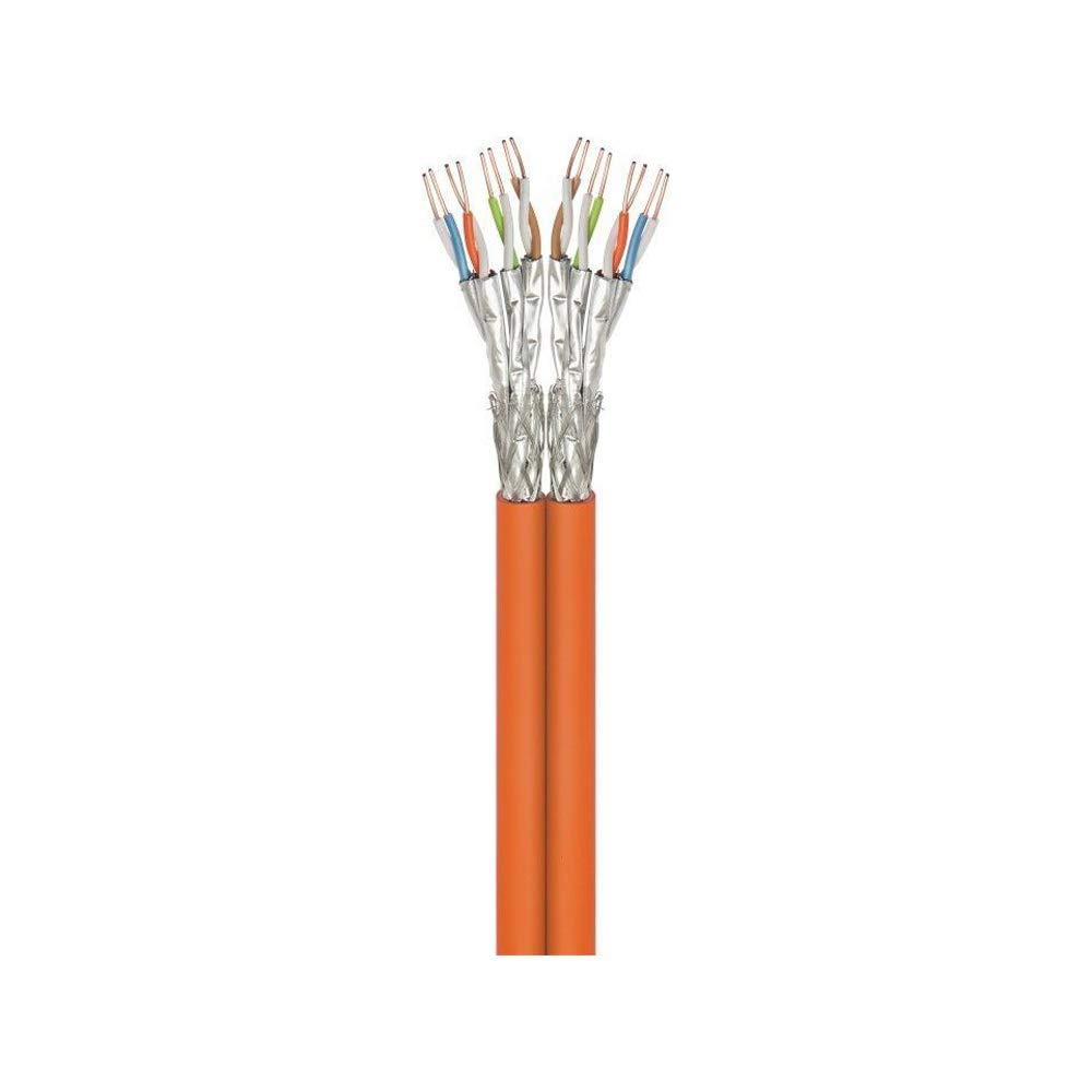 Wentronic Goobaycat.7 Rohkabela DupleX-Netzwerkkabel, S/ftp (pimf), Orange, 500 M - Cu, Awg 23/1 (solid), Lszh (91892)