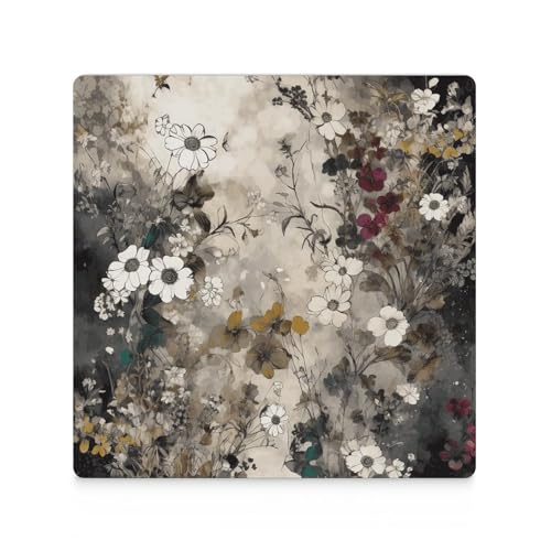 Dessous de verre réutilisables fleurs sauvages table basse salon