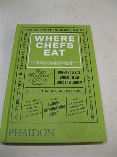 Where Chefs Eat UK & Roi Edition 0714871028 Book Cover