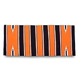 Navajo Horse Saddle Blanket, 30 inch by 60 inch, Western Style (Orange/Black)
