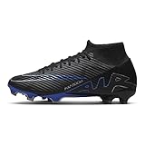 Nike Herren Superfly 9 Fussballschuh, Black/Chrome-Hyper Royal, 43 EU