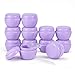 LONGWAY 1 Oz (30ML) Mini Plastic Jars with Lids and Inner Liners | Empty Lotion Containers/Travel Cream Containers - for Sugar Scrub, Cosmetic Jars & BPA Free (Pack of 12, Purple)
