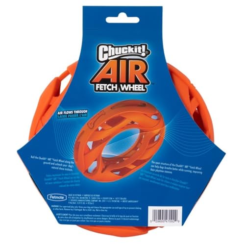 Image of Chuckit! Air Fetch Wheel Dog Toy, Orange