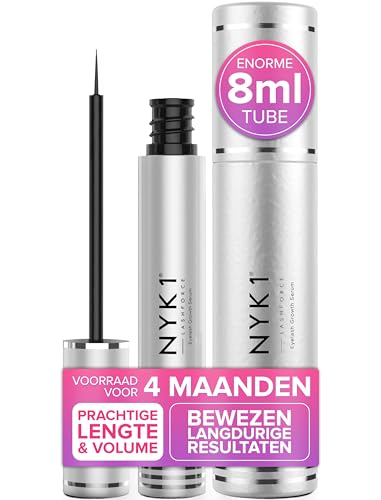 NYK1 GECONCENTREERD Wimpernserum (XL - 8ml) LashForce Wimpergroeiserum Voor Groei En Dikte - Wimpergroeiserum Gemakkelijke Toepassing En Langdurige Resultaten Voor Vollere En Langere Wimpern