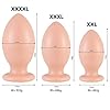 Jixaxe Riesiger Analplug 7 Größen XXL Anal Dildo Buttplug Anal Plug Riesen Dildo für Anus Expansion G-Punkt Stimulation Masturbator Sex Spielzeug für Frauen Männer Extreme Sex Toys (Schwarz, XL) #2