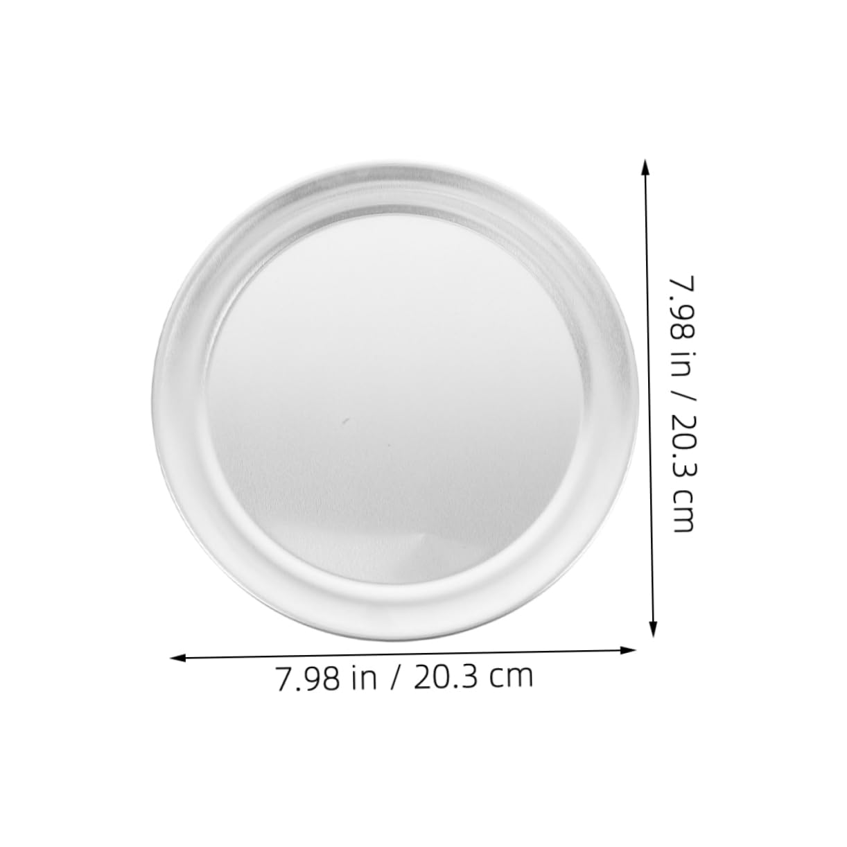 VICASKY 2pcs Nonstick Pizza Baking Pan Stainless Steel Round Pizza Trays for Oven Large Design for Family Gatherings Parties Robust Heat Resistance Easy Clean