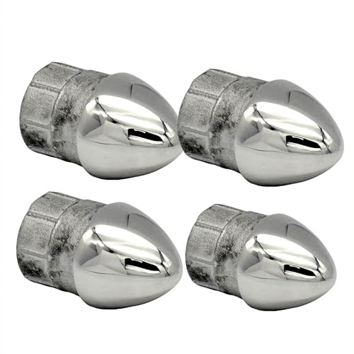 HAIWEN 316 Stainless Steel Bullet Insert Cap,Marine Grade Pipe Fitting End Plug Cap Boat Bimini Top Inside Eye for 7/8" 22mm Tube/Pipe (2Pack, for 7/8" Tube/Pipe)
