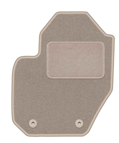 Tapis conducteur de remplacement en velours beige pour Volvo XC60