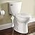 American Standard Cadet 3 Elongated Flowise Two-Piece High Efficiency Toilet with 12-Inch Rough-In, White White