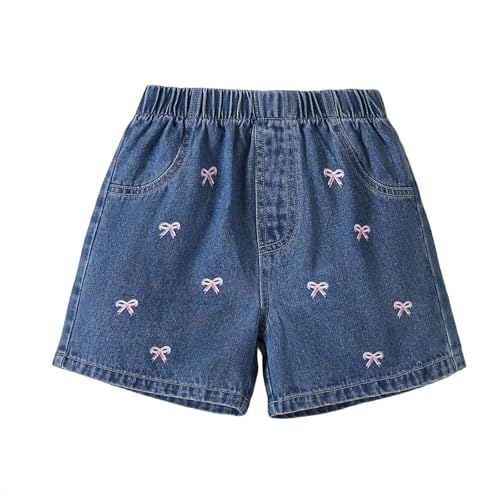 Short jean enfant fille ample et bermudas fille coton léger pour été chaud