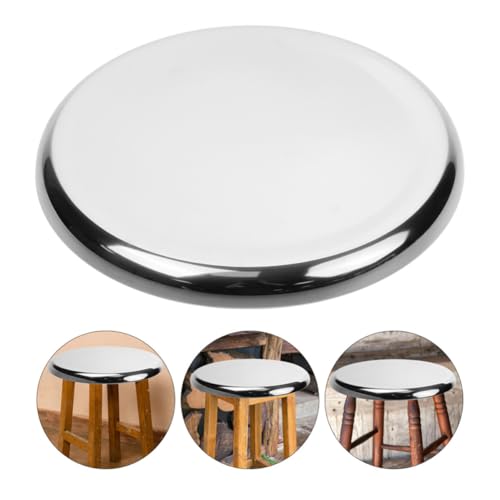 Chaise de restaurant abîmée ? Tabouret rond assise acier inoxydable - 7