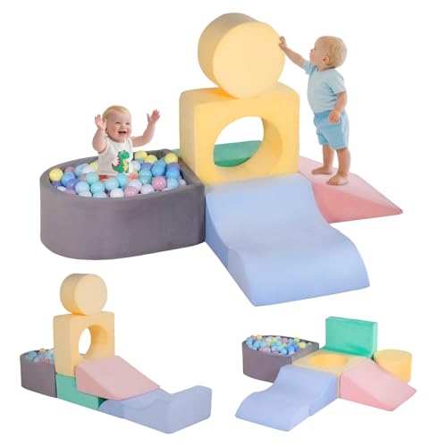 HIKECUCAN Toddler Foam Climbing Blocks 6-Piece Set