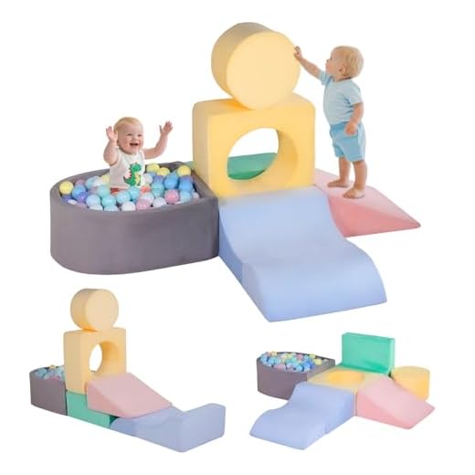 6-Piece Soft Foam Climbing Blocks for Kids