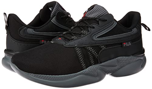 Tênis Fila Kingdom, Masculino Preto/Vermelho/Grafite 40