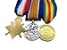 Replica WW1 1914/15 Star, British War Medal and Victory Medal, British WW1 Full Size Replica, WW1 Medals