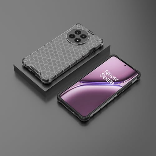 Image of Glasgow Back Case Cover Compatible with [ OnePlus 13R 5G ] (Stylish Design) - Black