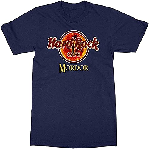  Hard Mordor Cafe Rock Men\'s T-Shirt~ Large