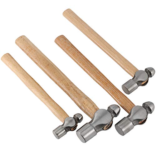 ZEONHAK 4-Piece Ball Peen Hammer Set