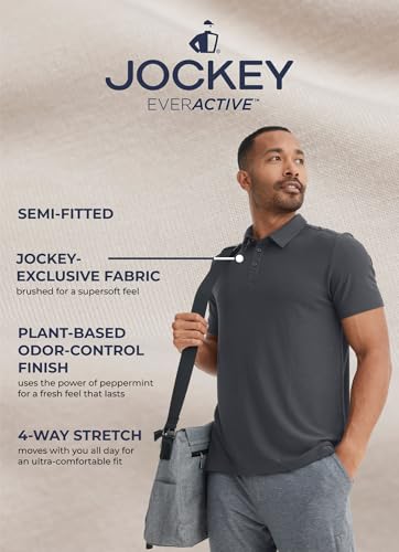 Jockey Men's Activewear EverActive Polo miniatura 3