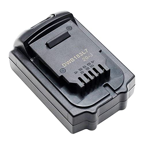 EXXACT PARTS 18V 2.0Ah DCB180 Replacement Battery for DCB205 DCB204 DCB180 DCB181 DCB201 DCB203 DCB204 DCB204-2 DCB205-2 DCB206 DCB200-2 DCB200 DCD/DCF Series Cordless Power Drill Tools Batteries