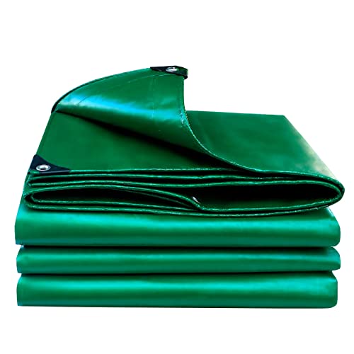 Lona impermeable resistente de 450 g/m² multifunción para nichos, gallinero, estanques, heno, techos, remolques, muebles de exterior y alfombras personalizables